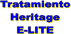 Tratamiento
Heritage
E-LITE
